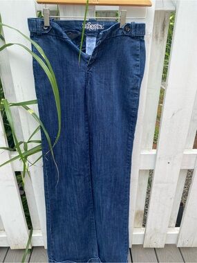 Revo Wide Leg Jeans in Dark Blue